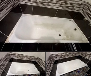 Наши работы. До и после. Реставрация ванн Реставрация ванн